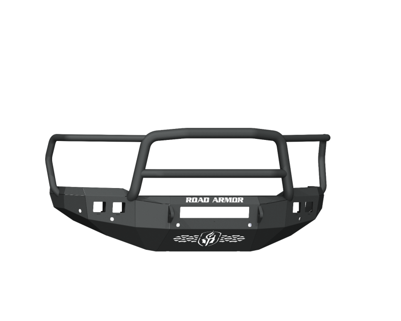 Ram 2500 Front Bumper - Road Armor - Stealth w/Lonestar Guard/6 Sensor Holes - Tex Blk - `19-`20